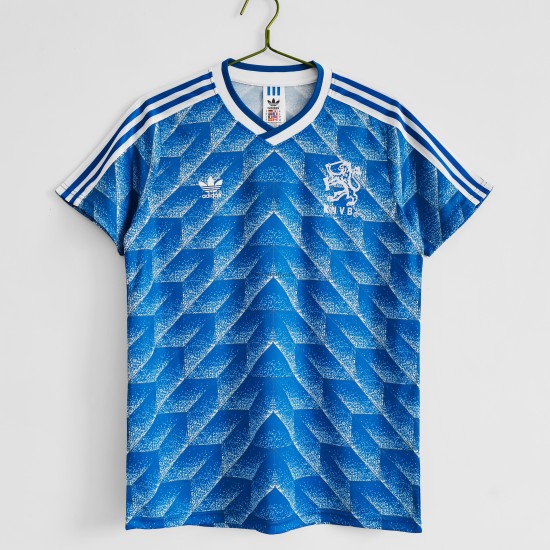 Nederländerna Retro Borta Fotbollströja 1988 Kortärmad