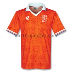 Nederländerna Retro Hemma Fotbollströja 1996 Kortärmad