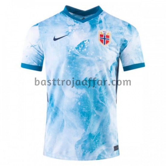 Norge Borta Fotbollströja 2020-2021 Kortärmad