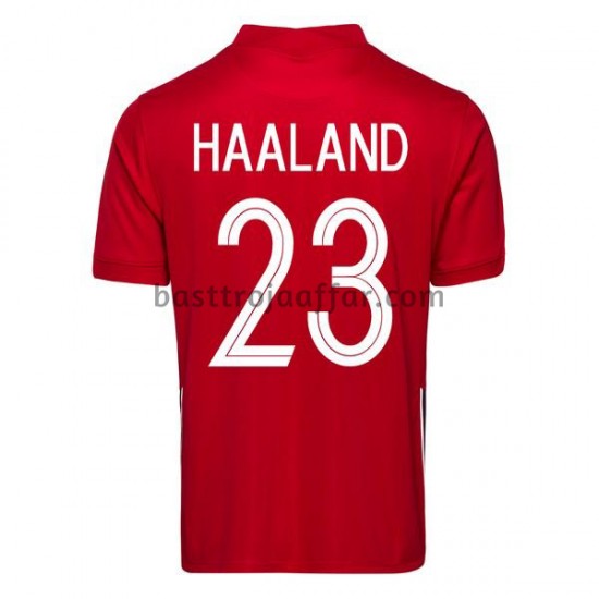 Norge Erling Haaland 23 Hemma Fotbollströja 2020-2021 Kortärmad