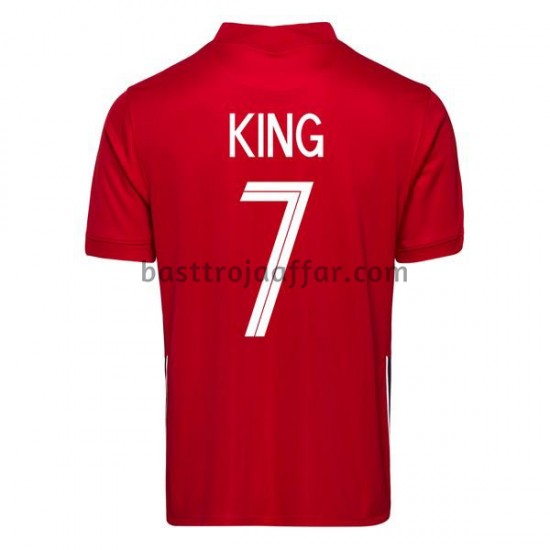 Norge Joshua King 7 Hemma Fotbollströja 2020-2021 Kortärmad