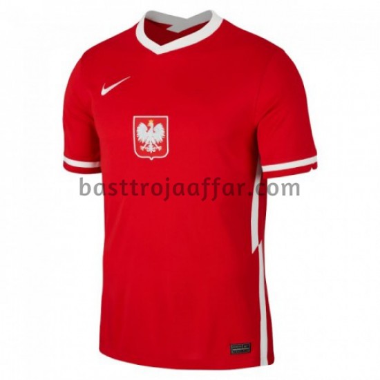 Polen Borta Fotbollströja EM 2020 Kortärmad