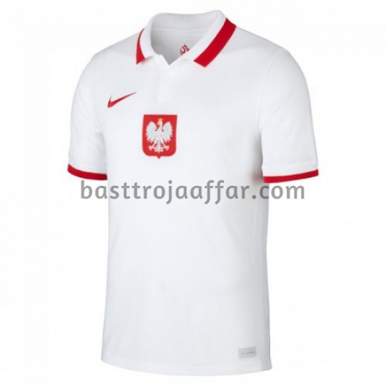 Polen Hemma Fotbollströja EM 2020 Kortärmad