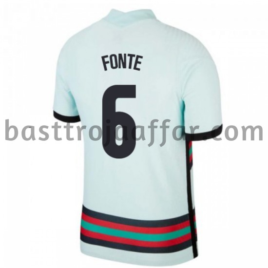 Portugal Jose Fonte 6 Borta Fotbollströja EM 2020 Kortärmad