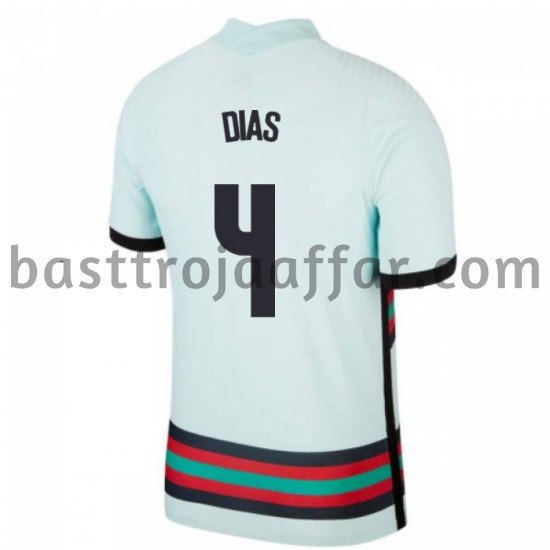 Portugal Ruben Dias 4 Borta Fotbollströja EM 2020 Kortärmad