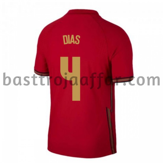 Portugal Ruben Dias 4 Hemma Fotbollströja EM 2020 Kortärmad