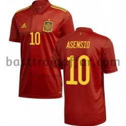 Spanien Asensio 10 Hemma Fotbollströja EM 2020 Kortärmad Spanien Asensio 10 Hemma Fotbollströja EM 2020 Kortärmad