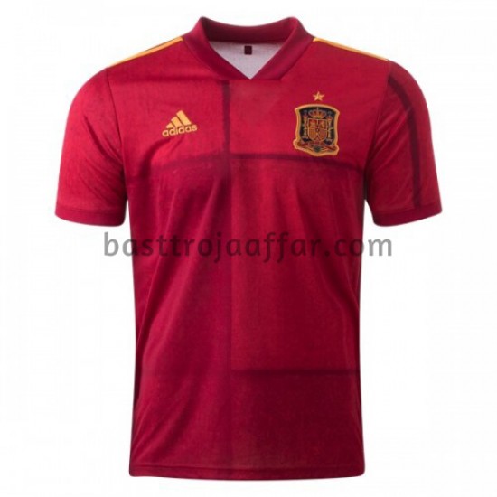 Spanien Hemma Fotbollströja EM 2020 Kortärmad