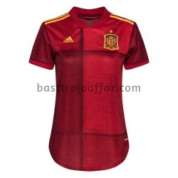 Spanien Dam Hemma Fotbollströja EM 2020 Kortärmad Spanien Dam Hemma Fotbollströja EM 2020 Kortärmad