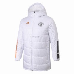 Manchester United Män Dunjackor Vit