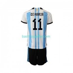 Argentina Di Maria 11 Barn Hemma Fotbollströja VM 2022 Kortärmad Argentina Di Maria 11 Barn Hemma Fotbollströja VM 2022 Kortärmad