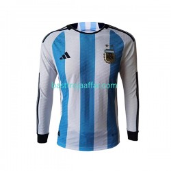 Argentina Män Hemma Fotbollströja VM 2022 Långärmad