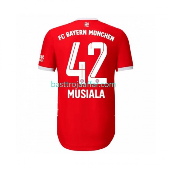 FC Bayern München Musiala 42 Män Hemma Fotbollströja 2022-2023 Kortärmad