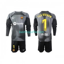 FC Barcelona Ter Stegen 1 Målvakt Barn Borta Fotbollströja 2022-2023 Långärmad FC Barcelona Ter Stegen 1 Målvakt Barn Borta Fotbollströja 2022-2023 Långärmad