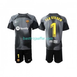 FC Barcelona Ter Stegen 1 Målvakt Barn Borta Fotbollströja 2022-2023 Kortärmad FC Barcelona Ter Stegen 1 Målvakt Barn Borta Fotbollströja 2022-2023 Kortärmad