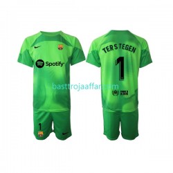 FC Barcelona Ter Stegen 1 Målvakt Barn Hemma Fotbollströja 2022-2023 Kortärmad FC Barcelona Ter Stegen 1 Målvakt Barn Hemma Fotbollströja 2022-2023 Kortärmad