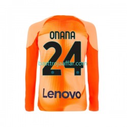 Inter Milan Andre Onana 24 Målvakt Män Fjärde Fotbollströja 2022-2023 Långärmad Inter Milan Andre Onana 24 Målvakt Män Fjärde Fotbollströja 2022-2023 Långärmad