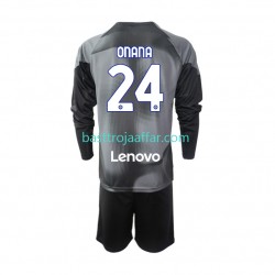 Inter Milan Andre Onana 24 Målvakt Barn Hemma Fotbollströja 2022-2023 Långärmad Inter Milan Andre Onana 24 Målvakt Barn Hemma Fotbollströja 2022-2023 Långärmad