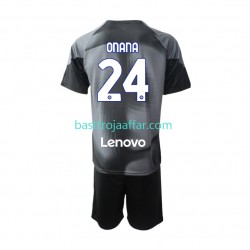 Inter Milan Andre Onana 24 Målvakt Barn Hemma Fotbollströja 2022-2023 Kortärmad Inter Milan Andre Onana 24 Målvakt Barn Hemma Fotbollströja 2022-2023 Kortärmad