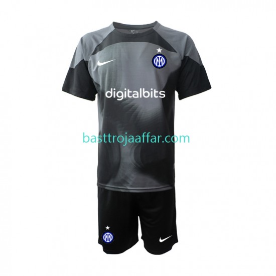 Inter Milan Målvakt Barn Hemma Fotbollströja 2022-2023 Kortärmad