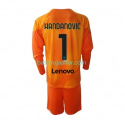 Inter Milan Samir Handanovic 1 Målvakt Barn Fjärde Fotbollströja 2022-2023 Långärmad