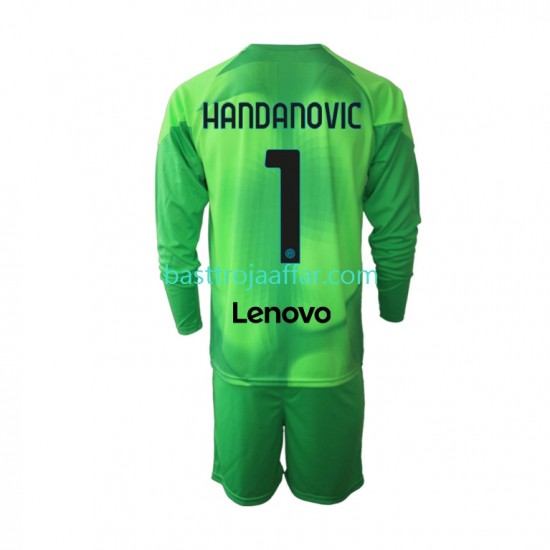 Inter Milan Samir Handanovic 1 Målvakt Barn Tredje Fotbollströja 2022-2023 Långärmad