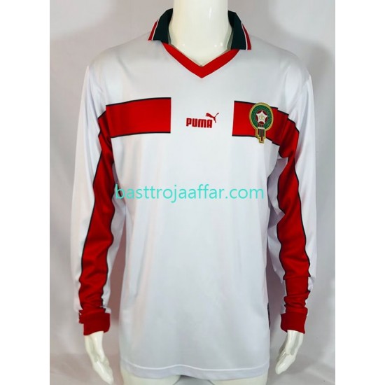 Marocko Retro Män Borta Fotbollströja 1998 Långärmad