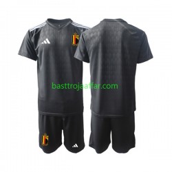 Belgien Courtois 1 2022 Målvakt Barn Borta Fotbollströja Kortärmad Belgien Courtois 1 2022 Målvakt Barn Borta Fotbollströja Kortärmad