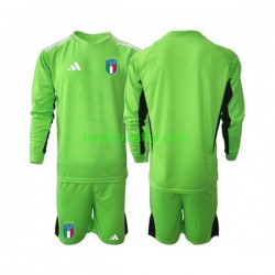 Italien Målvakt Barn Hemma Fotbollströja 2023 Långärmad