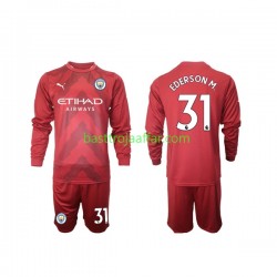 Manchester City Ederson M 31 Målvakt Barn Hemma Fotbollströja 2022-2023 Långärmad Manchester City Ederson M 31 Målvakt Barn Hemma Fotbollströja 2022-2023 Långärmad