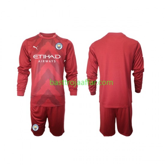 Manchester City Målvakt Barn Hemma Fotbollströja 2022-2023 Långärmad