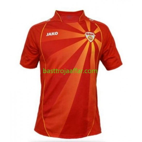 North Macedonia 2022 Män Hemma Fotbollströja Kortärmad