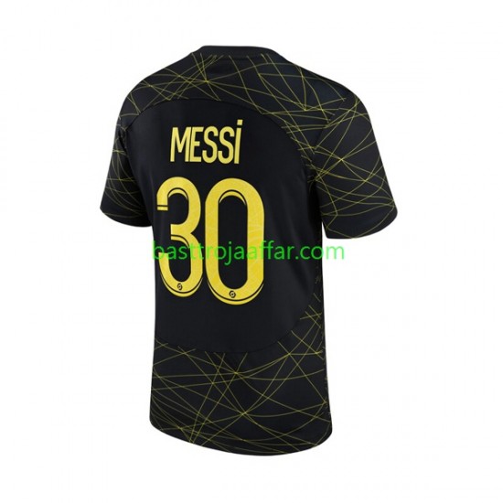 Paris Saint-Germain Lionel Messi 10 Män Fjärde Fotbollströja 2022-2023 Kortärmad