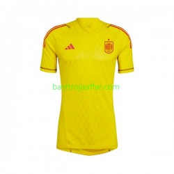 Spanien Målvakt Män Borta Fotbollströja 2022-2023 Kortärmad Spanien Målvakt Män Borta Fotbollströja 2022-2023 Kortärmad