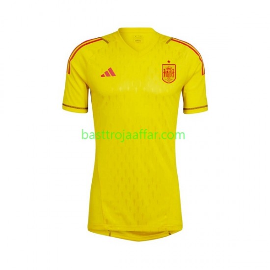 Spanien Målvakt Män Borta Fotbollströja 2022-2023 Kortärmad