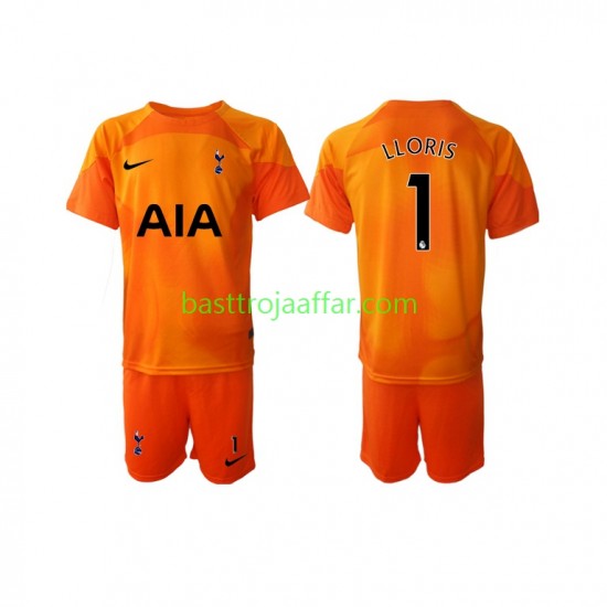 Tottenham Hotspur Hugo Lloris 1 Målvakt Barn Tredje Fotbollströja 2022-2023 Kortärmad