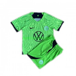 VfL Wolfsburg Barn Hemma Fotbollströja 2022-2023 Kortärmad