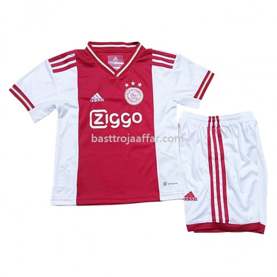 AFC Ajax Barn Hemma Fotbollströja 2022/23 Kortärmad