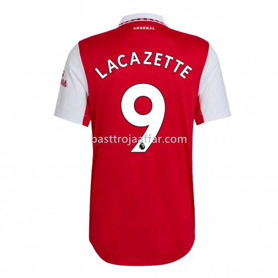 Arsenal Lacazette 9 Hemma Fotbollströja 2022/23 Kortärmad