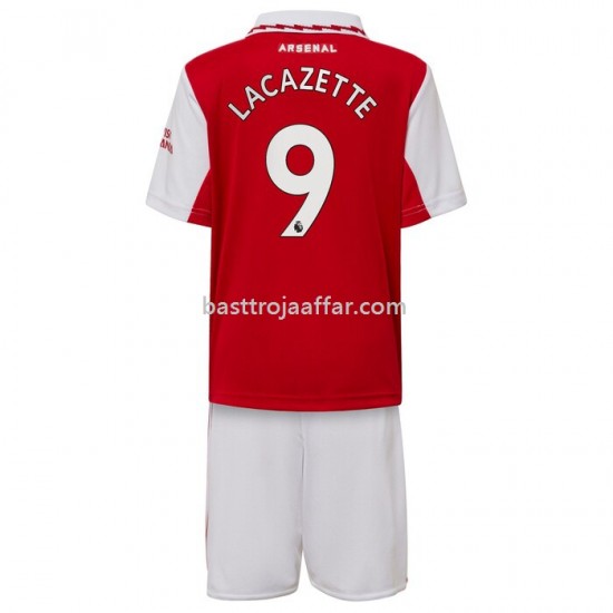 Arsenal Lacazette 9 Barn Hemma Fotbollströja 2022/23 Kortärmad