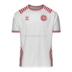 Danmark Borta Fotbollströja VM 2022 Kortärmad