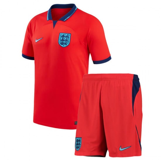 England Barn Borta Fotbollströja VM 2022 Kortärmad