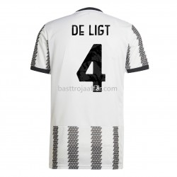 Juventus De Ligt 4 Hemma Fotbollströja 2022/23 Kortärmad Juventus De Ligt 4 Hemma Fotbollströja 2022/23 Kortärmad