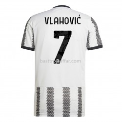 Juventus Vlahovic 7 Hemma Fotbollströja 2022/23 Kortärmad