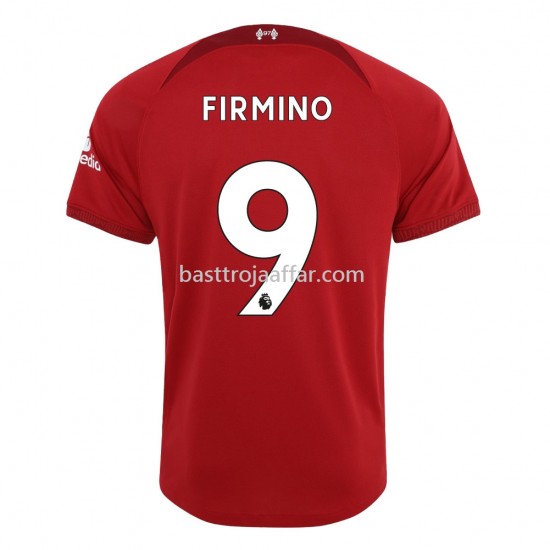 Liverpool Firmino 9 Hemma Fotbollströja 2022/23 Kortärmad