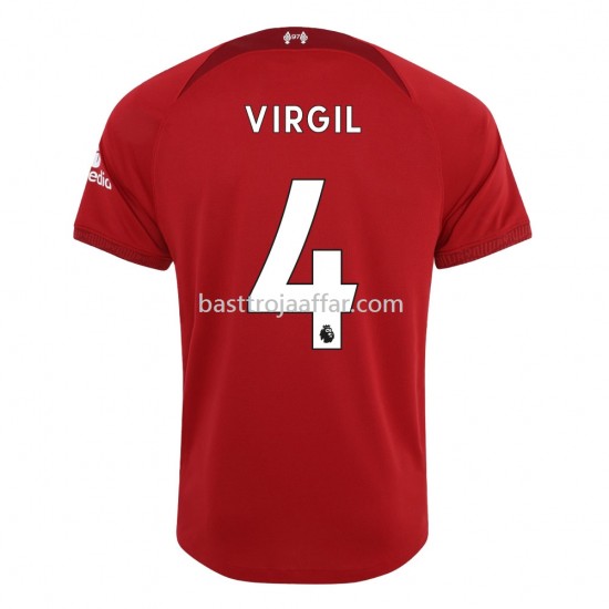 Liverpool Virgil 4 Hemma Fotbollströja 2022/23 Kortärmad