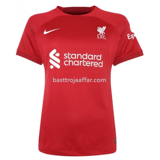Liverpool Dam Hemma Fotbollströja 2022/23 Kortärmad