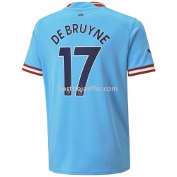 Manchester City De Bruyne 17 Hemma Fotbollströja 2022/23 Kortärmad