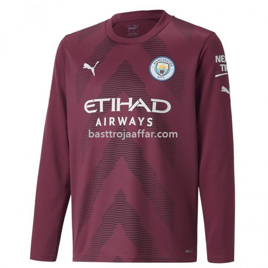 Manchester City Målvakt Hemma Fotbollströja 2022/23 Långärmad