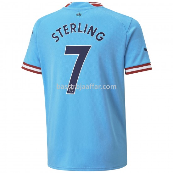 Manchester City Sterling 7 Hemma Fotbollströja 2022/23 Kortärmad